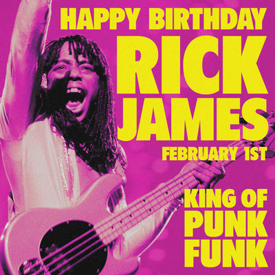 Happy heavenly 75th birthday to Rick James